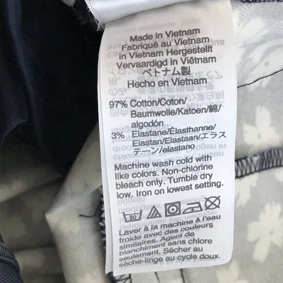 J. Crew Floral Remi Pants Women's Size 12 Scattered Daisies Straight Leg Stretch - Picture 12 of 13